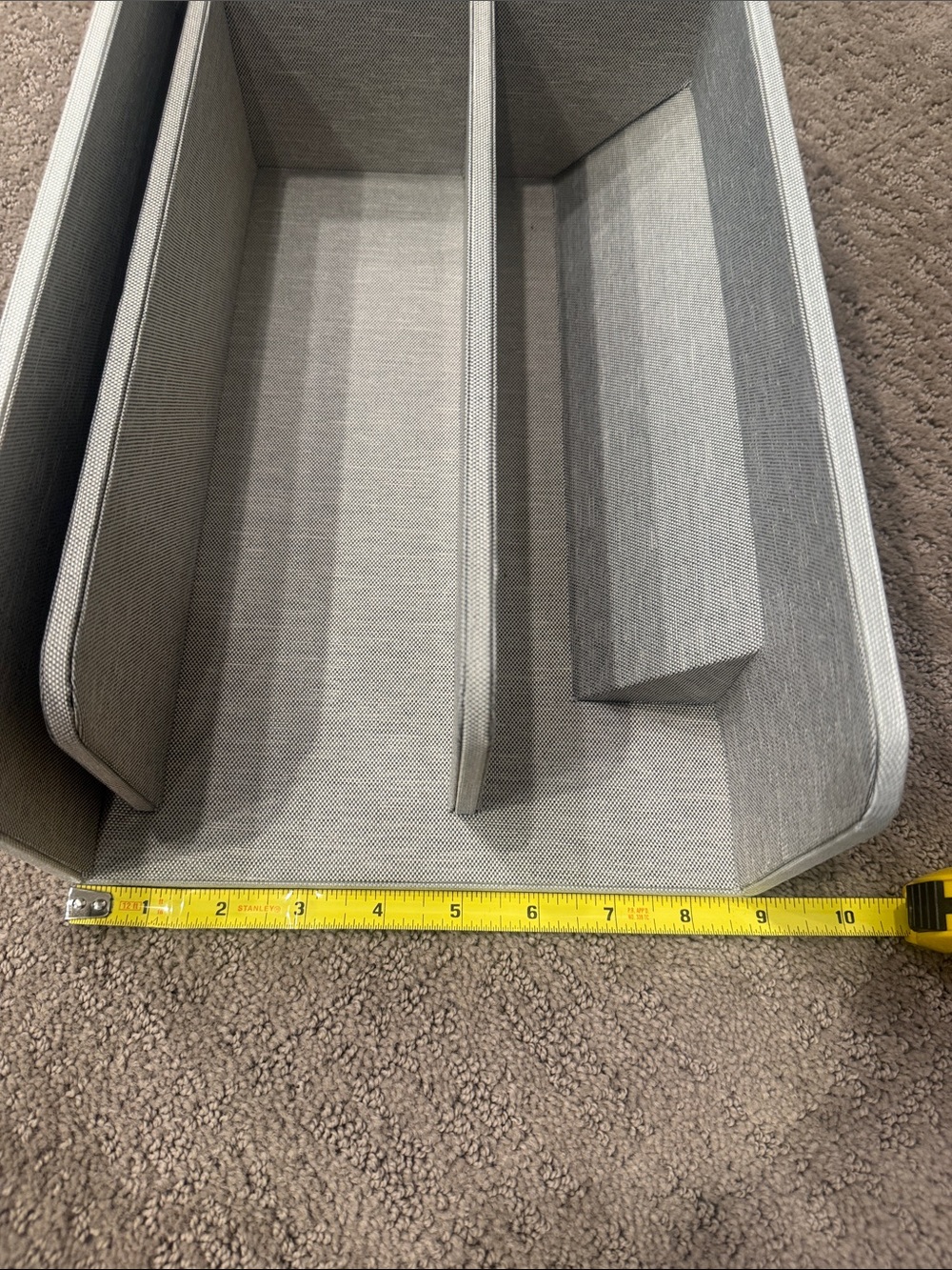 Caraway Pot/Pan & Lid Organizer - NEW, gray fabric - Picture 2 of 6
